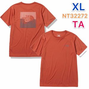 新品 ノースフェイス NT32272 ショートスリーブスクエアロゴフォトティー半袖Tシャツ 