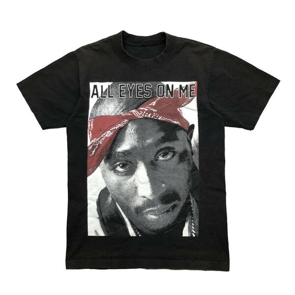 00S ヴィンテージ 2PAC 2パック トゥパック・アマル ヒップホップ ラップ ミュージック サグ・ライフ Tシャツ メンズM相当 BA2362