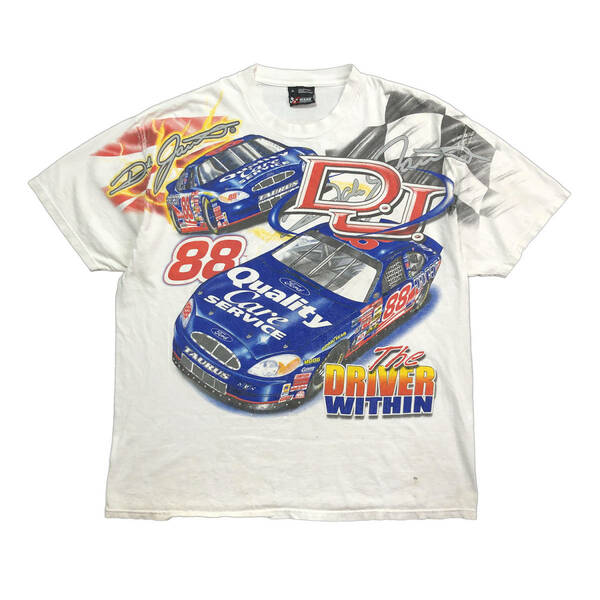 00S ヴィンテージ ナスカー デールジャレット レーシング Tシャツ メンズXL DALE JARRETT NASCAR 古着 大きいサイズ BA2386