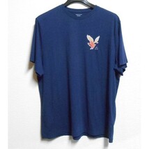 AE*アメリカンイーグル/US:XXL/ネイビー/胸イーグルプリント半袖Tシャツ_画像5