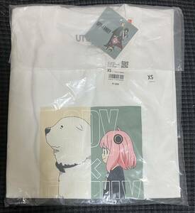 ■新品 未開封 未使用 メンズ XSサイズ■ ユニクロ SPY×FAMILY アーニャ ボンド Tシャツ 半袖 スパイファミリー