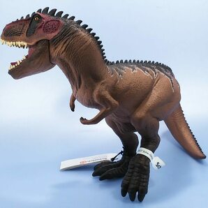 恐竜フィギュア シュライヒ ギガノトサウルス 全長約24cm ブラウン 少しハゲ有り 同梱歓迎 追跡有 匿名配送 Schleichの画像3