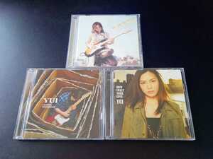 ☆良品☆ YUI [初回盤 アルバム 3枚 セット] CD DVD まとめて CAN'T BUY MY LOVE｜I LOVED YESTERDAY｜HOW CRAZY YOUR LOVE｜ユイ CHE.R.RY