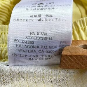 ★★★2014年製 patagonia パタゴニア バギーズショーツ 57019 SP14 PPL 黄色 S★★★の画像8