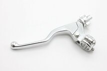 送料350円 RM85 RM125 RM250 RM-Z450 RM-Z250 クラッチレバー/クラッチホルダー セット 銀 ワイヤー式 SUZUKI スズキ_画像1