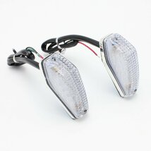 送料220円 貼付けエアロ LEDクリアウインカー GSX-R1000 GSX-R400 GSX1300RイナズマGSX400インパルスGSX1400バンディット250 TL1000S_画像7