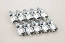 送料185円 6mm 荷掛フックボルト10個 銀 YZF-R1 FZS1000 XJR1300 FJ1200 YZF-R25 YZF-R6 FZR400 FZ400 FZ1 TZR250Rナンバー スタンド_画像5