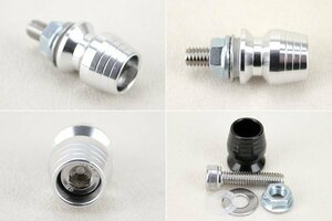 送料185円 6mm 荷掛フックボルト2個 銀 YZF-R1 FZS1000 XJR1300 FJ1200 YZF-R25 YZF-R6 FZR400 FZ400 FZ1 TZR250Rナンバー スタンド