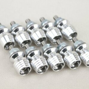 送料185円 6mm 荷掛フックボルト2個 銀 YZF-R1 FZS1000 XJR1300 FJ1200 YZF-R25 YZF-R6 FZR400 FZ400 FZ1 TZR250Rナンバー スタンドの画像1