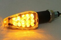 送料220円 クリアミニLEDウインカーZ400GP Z250FT ZRX400 ZRX1100 ZRX1200R GPZ900R Z750 ゼファー400 ゼファー750 バリオス_画像3