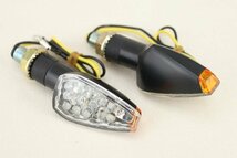 送料220円 クリアミニLEDウインカーZ400GP Z250FT ZRX400 ZRX1100 ZRX1200R GPZ900R Z750 ゼファー400 ゼファー750 バリオス_画像1