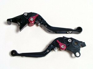 ZRX1200R Zephyr 1100 retractable brake lever clutch lever set black GPZ900R ZXR750 GPZ1100 ZZR1100 KAWASAKI Kawasaki 