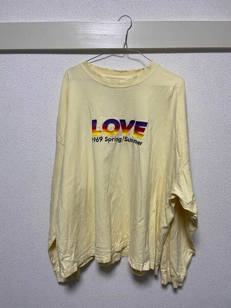 dairiku 21ss LOVE Tシャツ LS free