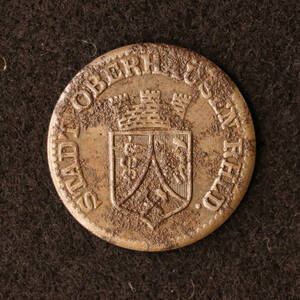 【金属製ノートゲルド】ドイツ オーバーハウゼン 10ペニヒ鉄貨（1919）[E2345]コイン