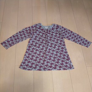 LAGOMラーゴム　ワンピース　長袖 110cm　キッズ　子供服　Used