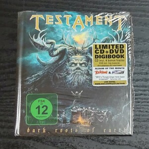 【DVD付き限定盤】TESTAMENT テスタメント Dark Roots Of Earth LIMITED CD+DVD DIGIBOOK