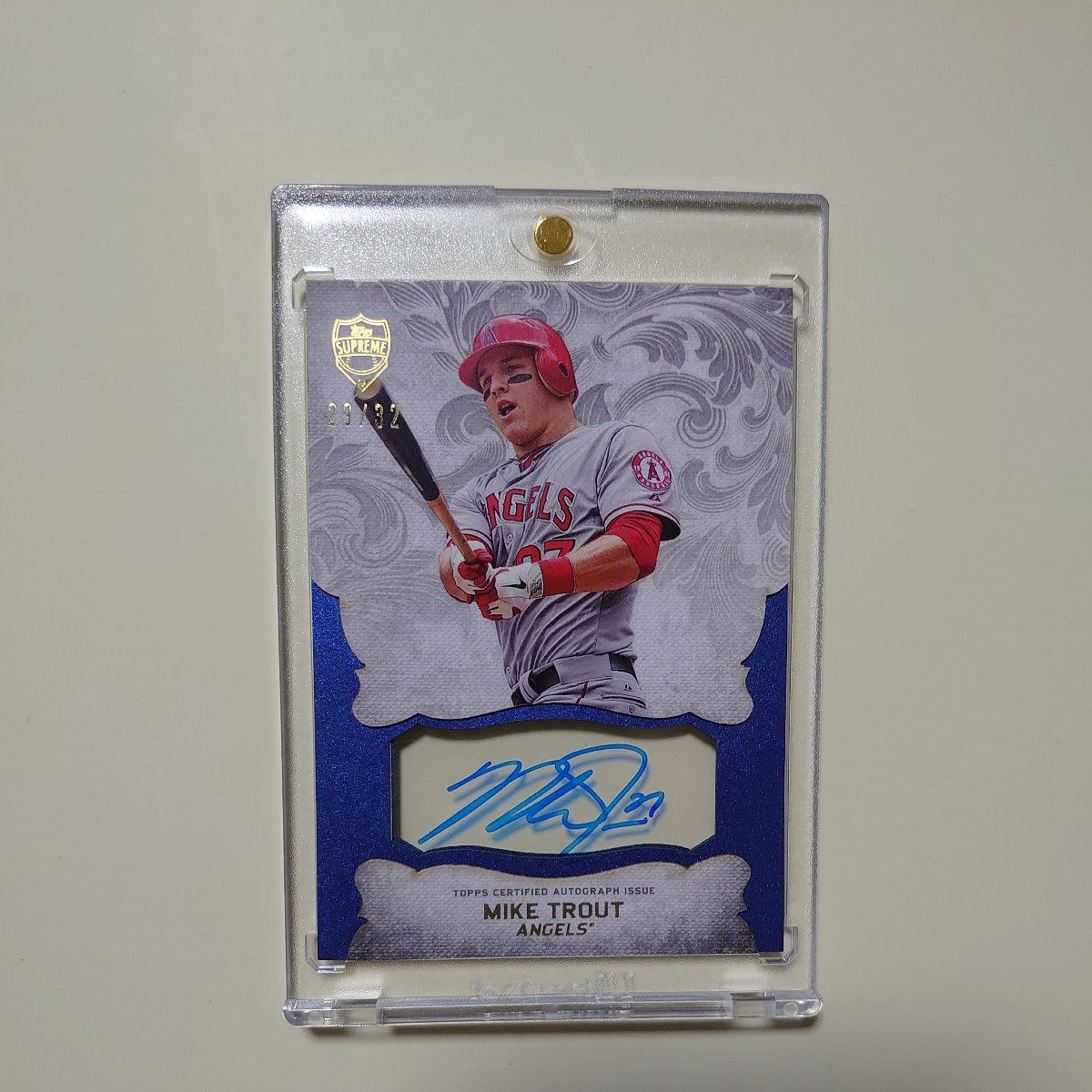 Topps Now Purple Mike Trout マイク・トラウト 直筆サイン