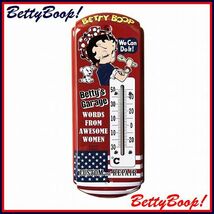 【ベティーブープ】Betty Boop/ベティちゃん/サーモ/メーター/温度計/ガレージ/アメリカン/雑貨_画像3