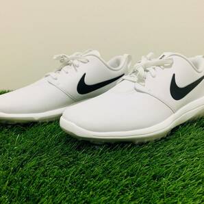 送料無料[26cm] NIKE ROSHE G TOUR GOLF SHOES WHITE BLACK AR5580-100 ナイキ ローシ ツアー ゴルフシューズ ローリーマキロイ着用モデルの画像3