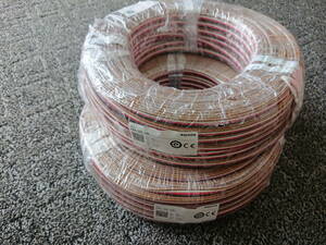 未使用 AnyWireASLINK 4芯フラットケーブル 4C×1.25sq 100m 2巻きセット (3)