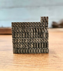 ヴィンテージ メタルスタンプ 0～9 アラビア数字 87個セット 判子 刻印 レザークラフト ヌメ革に ハンドメイド DIY 活版印刷 昭和レトロ