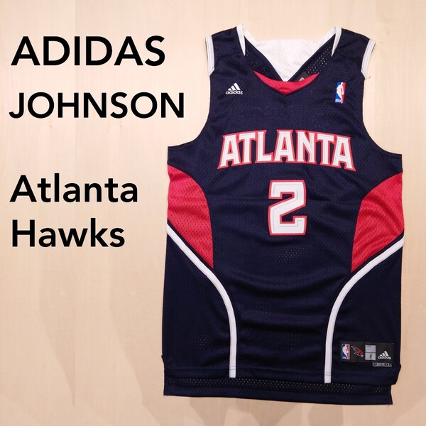 adidas NBA バスケットボール ユニフォーム Atlanta Hawks アトランタ・ホークス JOHNSON №2 アディダス 2307