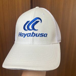 セール 即決1円 ハヤブサ (Hayabusa) キャップA 隼魂メッシュキャップ ホワイト　 帽子　野球帽　メンズ