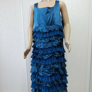 SUNAUNA color dress frill 12 step side fastener made in Japan 