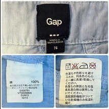 メンズ パンツ GAP ギャップ ショート ハーフ ショーツ 無地 シンプル ライトブルー 水 夏 FE747 / 約W30 全国一律送料520円_画像2