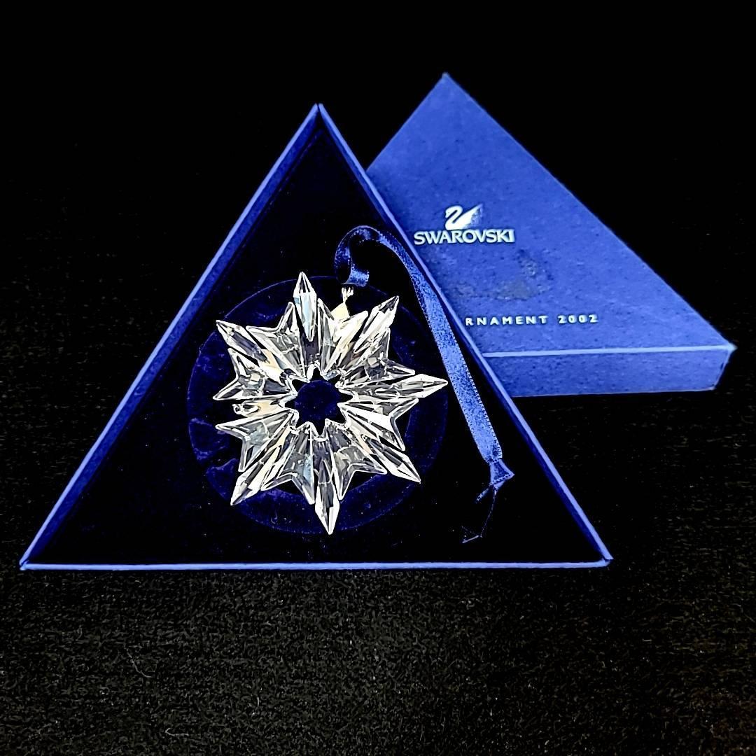 美品 スワロフスキー SWAROVSKI クリスマスオーナメント 2002年 限定