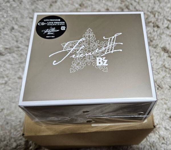 未開封新品 B’z『FRIENDS III』【ロゴ入りロックグラス+CD】LIVE FRIENDS盤 限定品