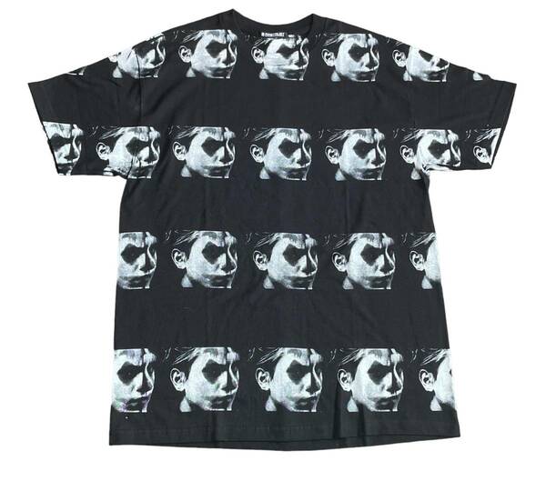 【新品】FIRSTRUST ファーストラスト【GOD BROS FACES / SHADOW BORDER T-SHIRT】ボーダー TシャツLサイズブラック×ホワイト