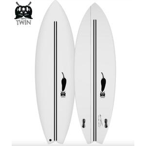 サーフボード ショートボード チリ ペッパツイン ツインテック EPSPeppa Twin. TWIN TECH 　軽量ＥＰＳエポキシ5’6″(167.6cm) - 27.80L