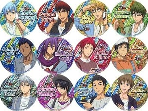 【新品】黒子のバスケ ホログラム缶バッジ 全12種コンプ 10周年記念ナムコリバイバル 10th ANNIVERSARY 火神大我 黄瀬涼太 青峰 赤司征十郎