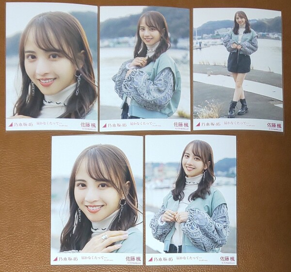 乃木坂46 佐藤楓 届かなくたって アンダーver. Web限定 個別生写真 5種