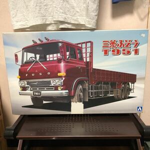 550 not yet constructed Aoshima Fuso T951 latter term type Flat Body 1/32 heavy f Ray toNo.15 retro deco truck art truck trailer plastic model 