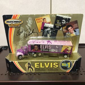 110 未開封 ELVIS～MATCHBOX エルヴィス トレーラー ミニカー トラック 完成品 マッチボックス 模型