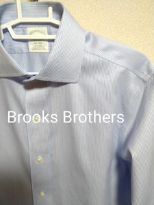 ブルックスブラザーズ　Brooks Brothers　長袖シャツ スーピマコットン100% ブルー　M