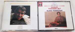 CD2巻/ マーラー Mahler/ 交響曲第2番.第7番/ バーンスタイン Bernstein/ テンシュテット Tennstedt/ 136T