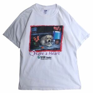 dog print Tシャツ　GILDAN white ドッグプリント　犬