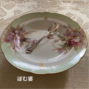 【米国 Alvin】純銀 スターリングシルバー 925銀/ティースプーン「Morning Glory/朝顔」