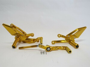 YAMAHA用 YZF-R7 YZFR7 YZF R7 2022 以降 調整式 バックステップ セット CNC 7075 材質 金 【st-r7-9】