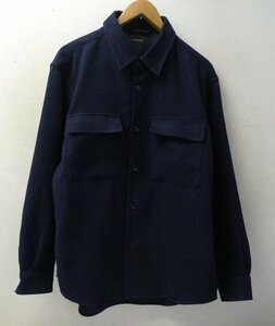 ◆UA GREENLABEL アローズ グリーンレーベル L 22aw ツイードライク クロス CPO ジャケット -防シワ ネイビー サイズL 3226-166-0065