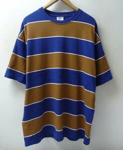 *BEAMS special order 23ss beautiful goods o knee taONEITA / Border oversize border T-shirt L