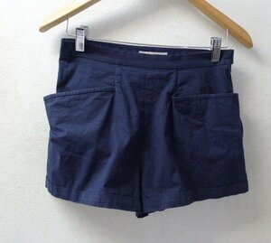 ◆ツモリチサト ショートパンツ ショーツ TC21FF371 サイズ2 NAVY