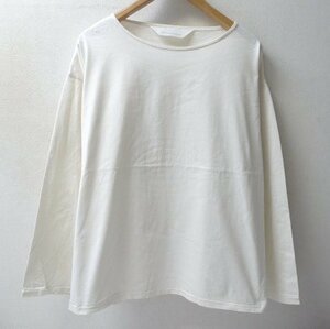 ◆NONSAPIENS ノンサピエンス ボートネック カットソー シャツ オフホワイト サイズ2　日本製