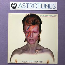 美盤 1980年 米国盤 デビッド・ボウイ David Bowie LPレコード アラディン・セイン Aladdin Sane 名盤 Whatch That Man The Jean Genie_画像1