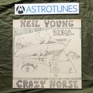 傷なし美盤 1976年 国内盤 ニール・ヤング Neil Young with Crazy Horse LPレコード ズマ Zuma David Crosby, Graham Nash