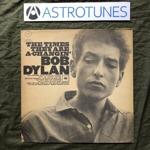 良盤 米国盤 ボブ・ディラン Bob Dylan LPレコード 時代は変る The Times They Are A-Changin' フォーク Ballad Of Hollis Brown