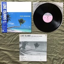 美盤 1984年 オリジナル盤 アキラ・ワダ・ウィズ・フレンズ LPレコード ラヴ・アイランズ Love Islands 帯付Fusion 和田アキラ 土岐英史_画像5